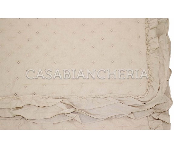 Casabiancheria.it | Copriletto trapuntato matrimoniale GF Ferrari Nadia + 2 cuscini trapuntino estivo gf ferrari casabiancheria