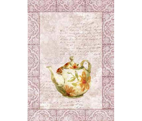 Casabiancheria.it | Strofinaccio Tiffany Tea Pot set 6 pezzi strofinacci di cotone da cucina