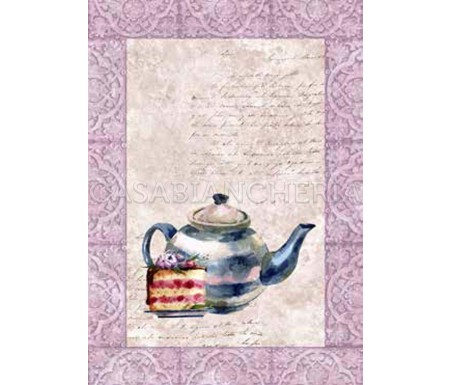 Casabiancheria.it | Strofinaccio Tiffany Tea Pot set 6 pezzi strofinacci di cotone da cucina