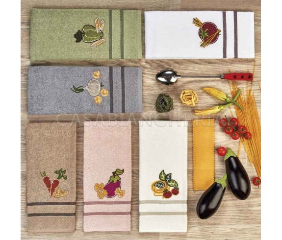 Casabiancheria.it | Strofinaccio di spugna Alba set 6 pezzi asciugamani da cucina amazon