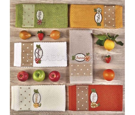 Casabiancheria.it | Strofinaccio di spugna Melange set 6 pezzi asciugamani da cucina amazon