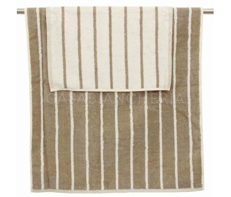 Casabiancheria.it | Set 2 coppie asciugamani di spugna Gabel Naturae Fiume asciugamani di spugna gabel