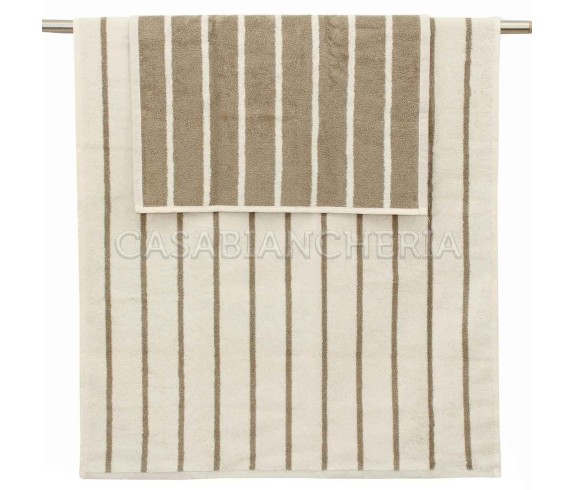 Casabiancheria.it | Set 2 coppie asciugamani di spugna Gabel Naturae Fiume asciugamani di spugna gabel