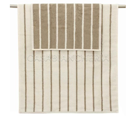 Casabiancheria.it | Set 2 coppie asciugamani di spugna Gabel Naturae Fiume asciugamani di spugna gabel