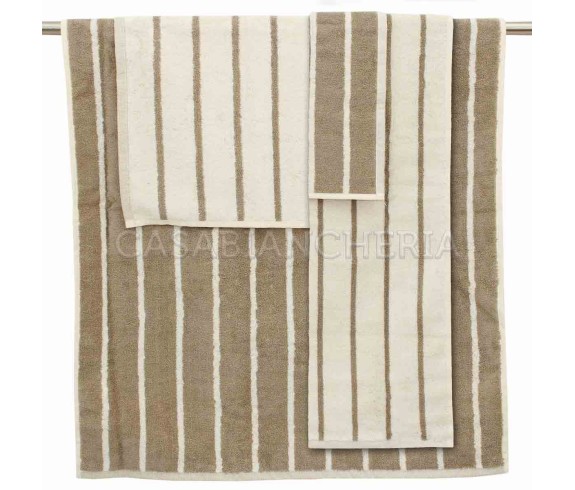 Casabiancheria.it | Set 2 coppie asciugamani di spugna Gabel Naturae Fiume asciugamani di spugna gabel