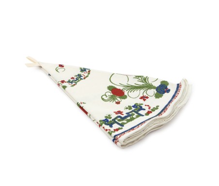 canovaccio TONDO stampa romagnola GAROFANO	- Casabiancheria.it		