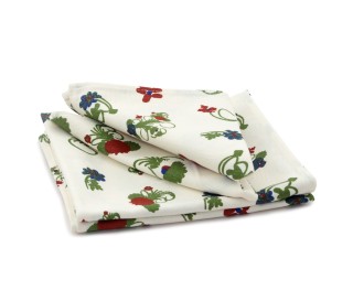SET TOVAGLIETTE AMERICANA stampa romagnola GAROFANO	