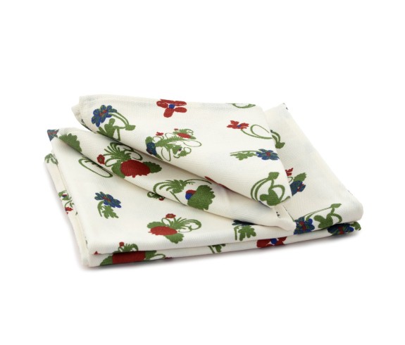 SET TOVAGLIETTE AMERICANA stampa romagnola GAROFANO	