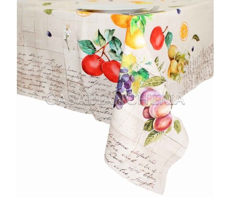 Casabiancheria.it | Tovaglia di cotone a stampa digitale Tiffany Fruit tovaglie eleganti
