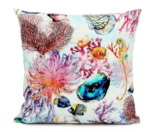 Casabiancheria.it | Cuscino arredo Coralli con imbottitura cuscino decorativo marino