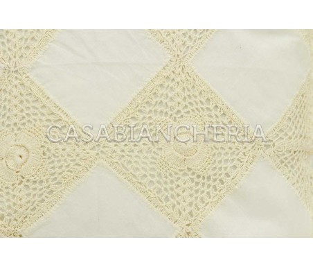 Casabiancheria.it | Cuscino arredo Uncinetto con imbottitura cuscini decorativi con pizzo