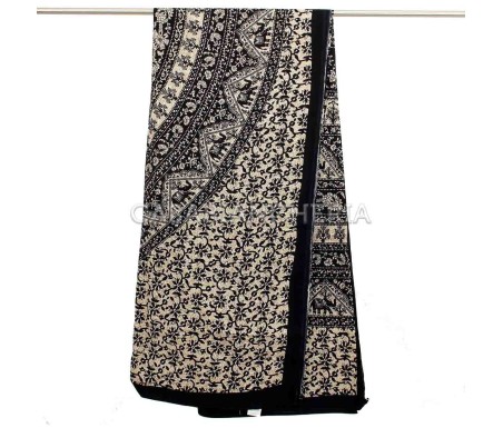 Casabiancheria.it | Telo arredo copritutto Batik Black Elephant copritutto di cotone amazon