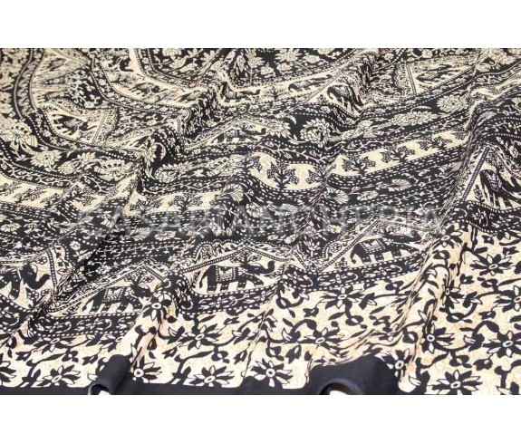 Casabiancheria.it | Telo arredo copritutto Batik Black Elephant copritutto di cotone amazon