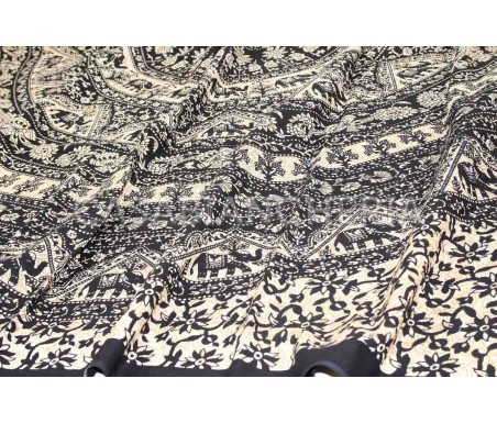 Casabiancheria.it | Telo arredo copritutto Batik Black Elephant copritutto di cotone amazon