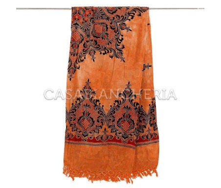 Casa Biancheria | Telo arredo copritutto Batik Medalia copritutto foulard indiani