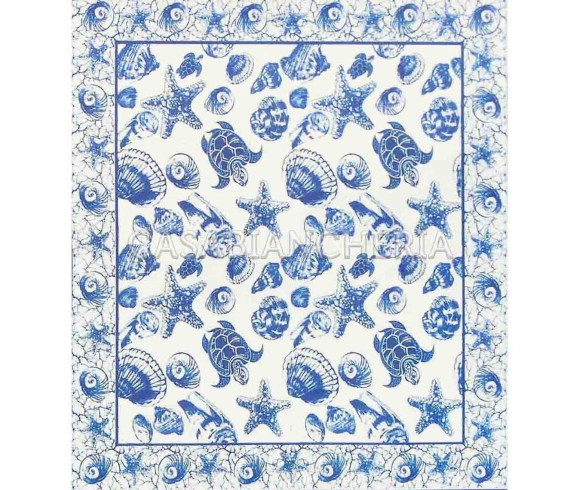 Casa Biancheria | Telo arredo copritutto Batik Ippocampo copritutto indiani Batik