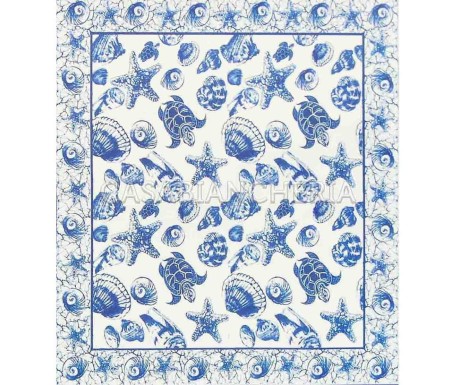 Casa Biancheria | Telo arredo copritutto Batik Ippocampo copritutto indiani Batik