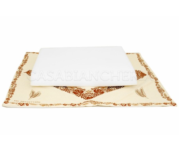 Casabiancheria.it | Cuscino sedia con alette Stampa Romagnola cuscini per sedie da cucina country