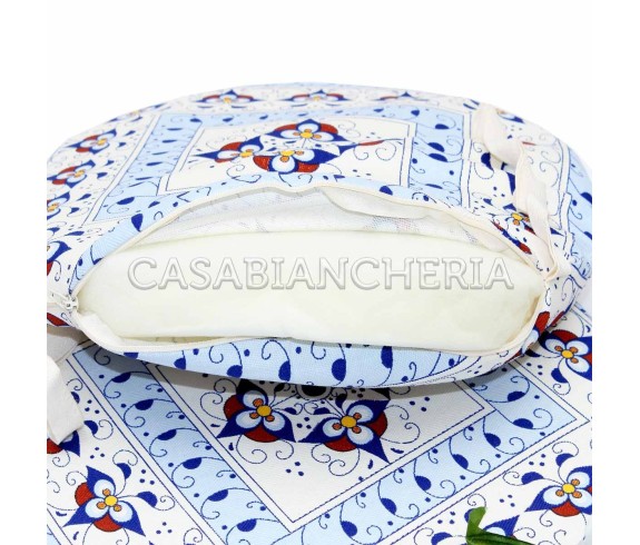 Cuscino sedia Palmetta tondo - casabiancheria.it