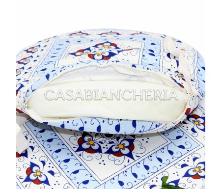 Cuscino sedia Palmetta tondo - casabiancheria.it