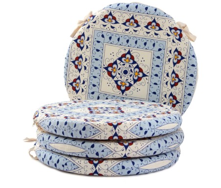 Cuscino sedia Palmetta tondo - casabiancheria.it