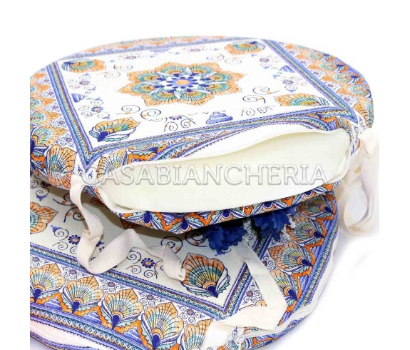 Cuscino sedia Pavona tondo - casabiancheria.it