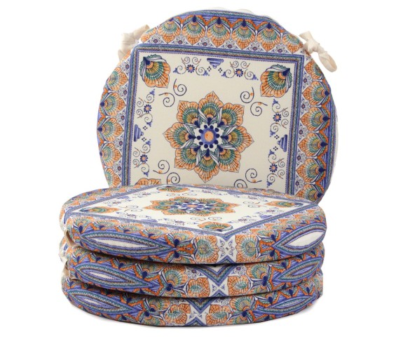 Cuscino sedia Pavona tondo - casabiancheria.it