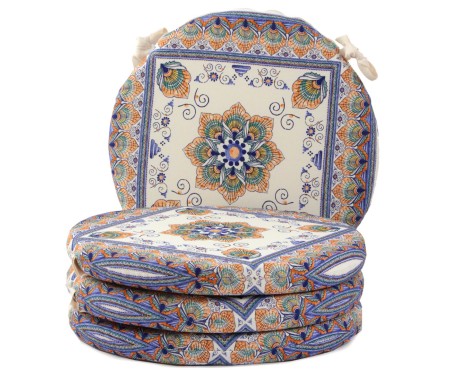 Cuscino sedia Pavona tondo - casabiancheria.it