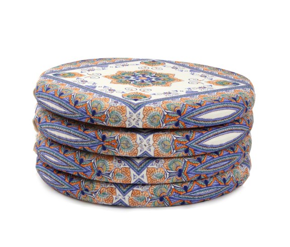 Cuscino sedia Pavona tondo - casabiancheria.it