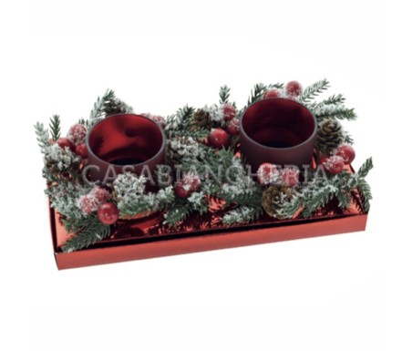 Casabiancheria.it | Portacandele decorazione natalizia Noel decorazioni natalizie amazon