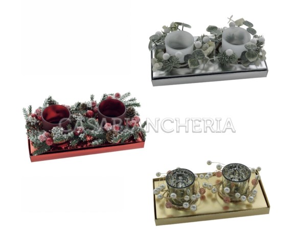 Casabiancheria.it | Portacandele decorazione natalizia Noel decorazioni natalizie amazon