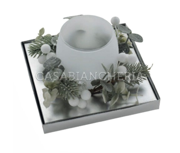 Casabiancheria.it | Portacandela decorazione natalizia Auguri decorazioni natalizie amazon