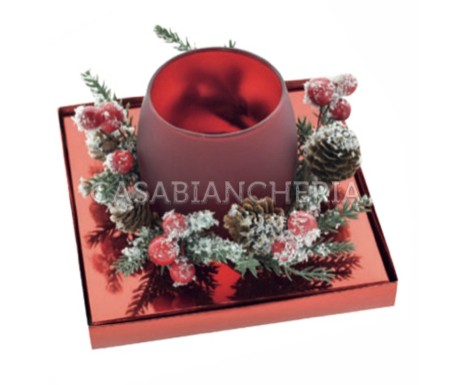 Casabiancheria.it | Portacandela decorazione natalizia Auguri decorazioni natalizie amazon