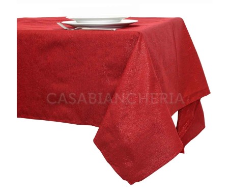 Casabiancheria.it | Tovaglia natalizia Lurex Flare tovaglie di natale x6 x12
