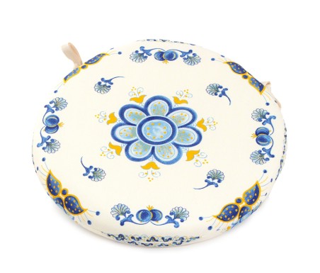 CUSCINO stampa romagnola melograno blu - Casabiancheria.it 