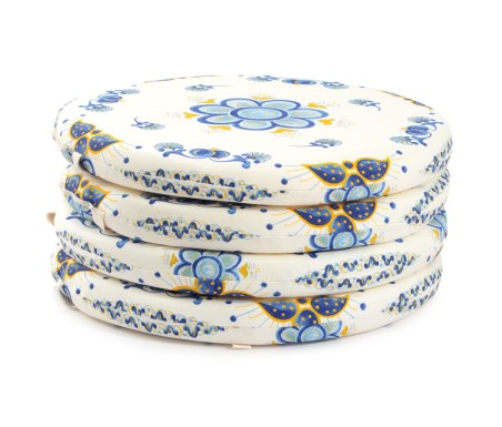 CUSCINO stampa romagnola melograno blu - Casabiancheria.it 