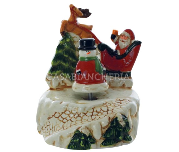 Casabiancheria.it | Carillon natalizio in ceramica Noel decorazioni natalizie amazon