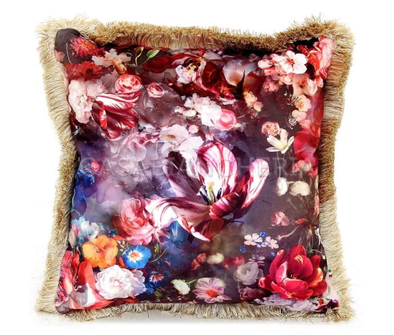 Casabiancheria.it | Cuscino arredo in velluto Garden con imbottitura cuscini decorativi di velluto
