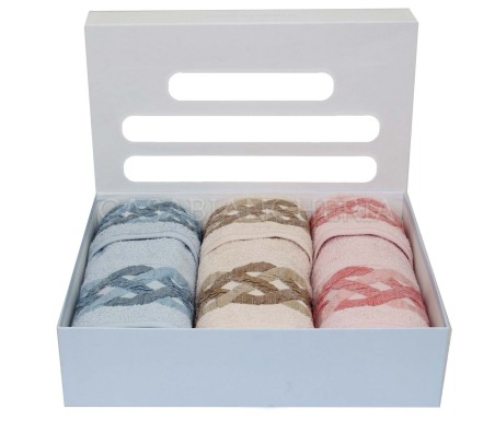 Casabiancheria.it | 3 Coppie asciugamano e ospite Vingi Pompei asciugamani viso ospite in spugna