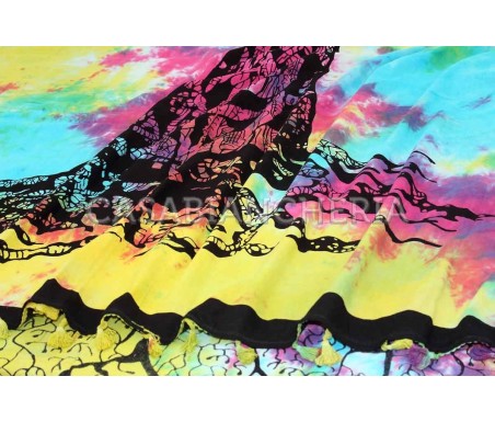 Casabiancheria.it | Telo arredo copritutto Batik Multicolor Albero copritutto di cotone