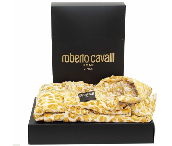 Casabiancheria.it | Accappatoio di spugna Roberto Cavalli Snow Leopard accappatoio roberto cavalli amazon
