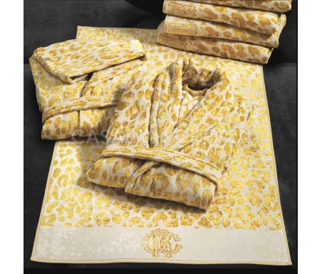 Casabiancheria.it | Accappatoio di spugna Roberto Cavalli Snow Leopard accappatoio roberto cavalli amazon