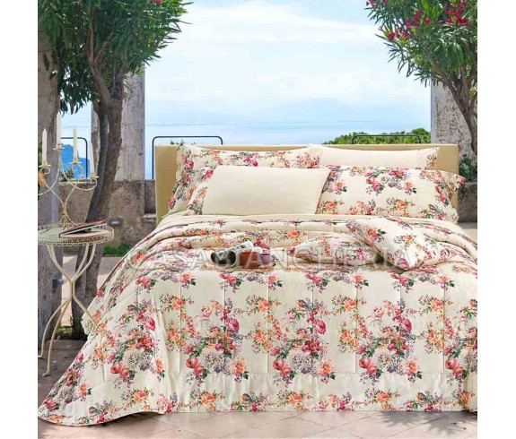 Casabiancheria.it | Copriletto trapuntato matrimoniale GF Ferrari Spring trapuntino di raso amazon