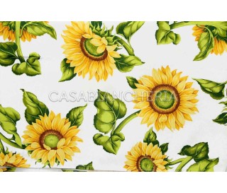 Casabiancheria.it | Tovaglia di cotone Sunflowers 140x240 tovaglie eleganti 2