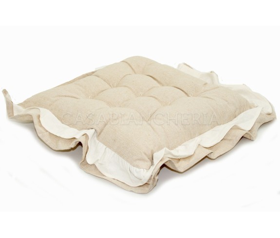 Casabiancheria.it | Cuscino sedia imbottito Cannes cuscini per sedia da cucina