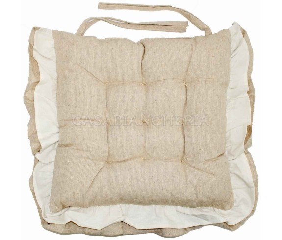 Casabiancheria.it | Cuscino sedia imbottito Cannes cuscini per sedia da cucina