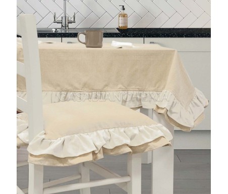 Casabiancheria.it | Cuscino sedia imbottito Cannes cuscini per sedia da cucina