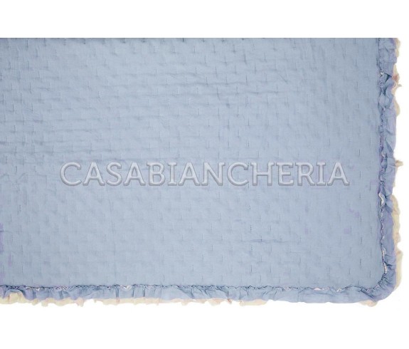 Casabiancheria.it | Copriletto trapuntato con volant Rochelle