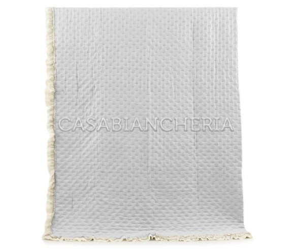 Casabiancheria.it | Copriletto trapuntato con volant Rochelle