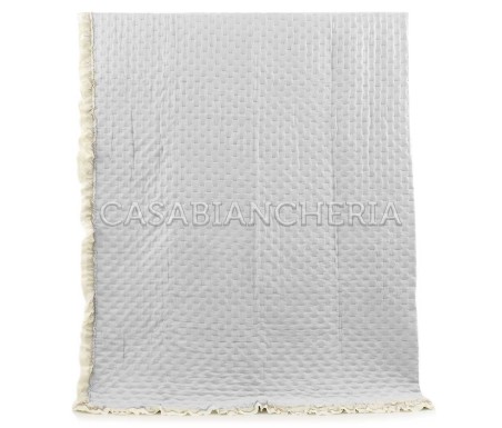 Casabiancheria.it | Copriletto trapuntato con volant Rochelle